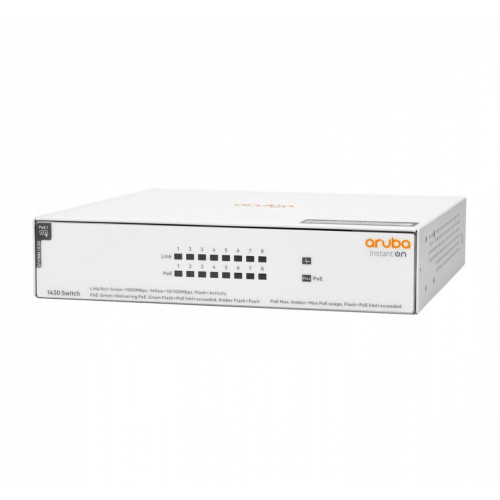 Przełącznik Switch ARUBA Instant On 1430 8x1GbE PoE R8R46A -7881894