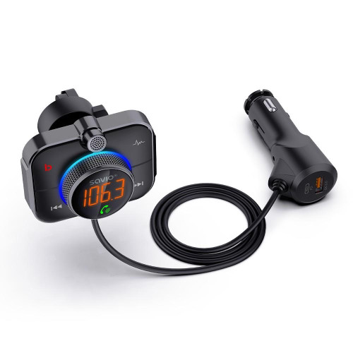 Transmiter samochodowy FM z Bluetooth i ładowarką PD, TR-14-7886754