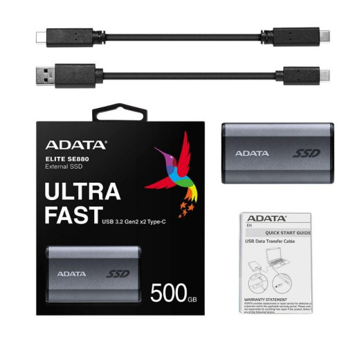 Dysk zewnętrzny SSD SE880 500GB USB3.2A/C Gen2x2-7886982