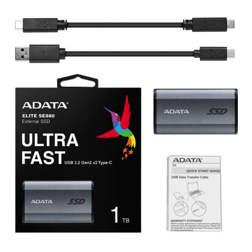 Dysk zewnętrzny SSD SE880 1TB USB3.2A/C Gen2x2-7886993
