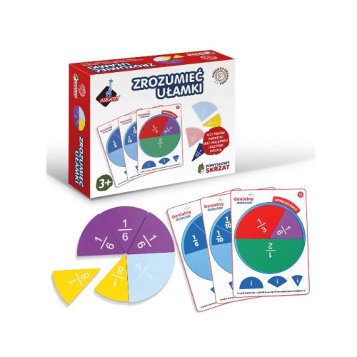Zestaw edukacyjny Pomysłowy Skrzat - Zrozumieć ułamki-7887014