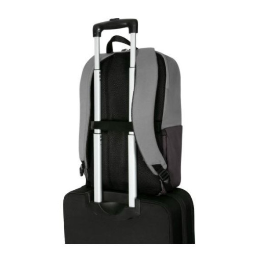 Plecak podróżny 16 cali Sagano EcoSmart Travel czarno-zielony-7888372