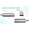 Stacja dokująca USB 3.0/USB-C/Thunderbolt 3x Display Metal Nano Dock LAN +Power Delivery 100W -7890616