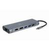 Hub USB-C HDMI DP VGA 4xUSB 3.1 USB-C PD audio card reader GbE-7894668
