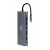 Hub USB-C HDMI DP VGA 4xUSB 3.1 USB-C PD audio card reader GbE-7894669