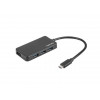 Koncentrator USB 4 porty Silkworm USB 3.0 czarny USB-C-7813005