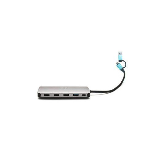 Stacja dokująca USB 3.0/USB-C/Thunderbolt 3x Display Metal Nano Dock LAN +Power Delivery 100W -7890621