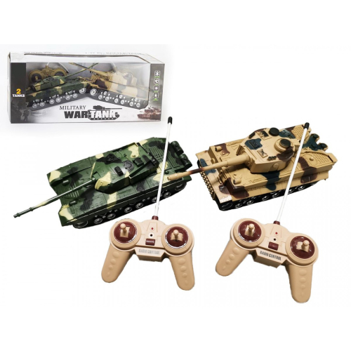 Dwa Czołgi walczące zdalnie sterowane R/C