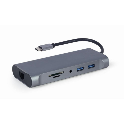 Adapter USB-C Hub USB-C PD GbE VGA HDMI 3xUSB 3.1 card audio -7894664