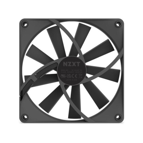 Wentylator F140Q 140mm cichy przepływ powietrza czarny-7895931