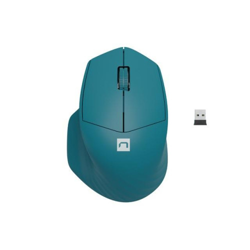 Mysz bezprzewodowa Siskin 2 1600 DPI Bluetooth 5.0 + 2.4GHz Niebieska-7896088
