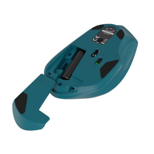 Mysz bezprzewodowa Siskin 2 1600 DPI Bluetooth 5.0 + 2.4GHz Niebieska-7896092