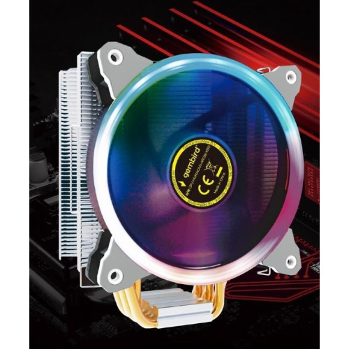 Chłodzenie CPU Huracan 12cm 150W 4-pin multicolor LED-7896409