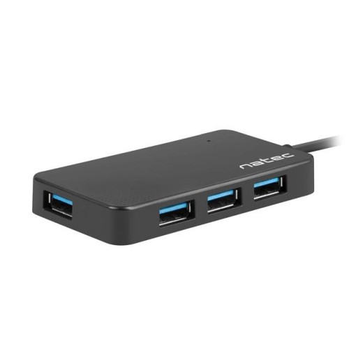 Koncentrator USB 4 porty Silkworm USB 3.0 czarny USB-C -789721