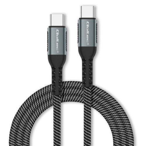 Kabel USB 2.0 typ C | USB 2.0 typ C 100W | QC 3.0 | PD | 1m | Czarny -7898188