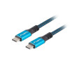 Kabel USB-C M/M USB4 1.2m 100W 8K 60HZ czarno-niebieski-7901620