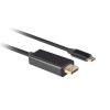Kabel USB-C(M)->Displayport(M) 1M 4K 60HZ czarny-7901631