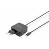 Ładowarka sieciowa zasilacz 1x USB-C PD 3.0 max. 65W zintegrowany kabel 1,2m Czarna-7903872