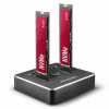 ADSA-M2C Stacja dokująca, USB-C 3.2 Gen 2 - 2x M.2 NVMe SSD CLONE MASTER-7904896