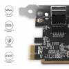PCEE-GRF Karta sieciowa PCIe 1x Gigabit Ethernet port RJ-45 Realtek SP & LP-7905359