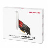 PCEM2-ND Kontroler PCIe x 8, 2x slot M.2 NVMe M-key RAID wsparcie dla płyt bez bifurkacji, w zestawie, SP & LP-7905399