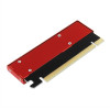 PCEM2-S Adapter wewnętrzny PCIe x16, 1x M.2 NVMe M-key slot aluminiowa osłona-7905405