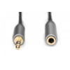 Kabel przedłużający audio MiniJack Stereo Typ 3.5mm/3.5mm M/Ż nylon 1m-7907886