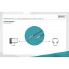 Kabel przedłużający audio MiniJack Stereo Typ 3.5mm/3.5mm M/Ż nylon 1m-7907888