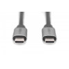 Kabel połączeniowy USB 3.0 60W/5Gbps Typ USB C/USB C M/M 0,5m Czarny -7908929