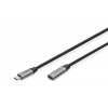 Kabel przedłużający USB 3.0 60W/5Gbps Typ USB C/USB C M/Ż 1m Czarny-7908937