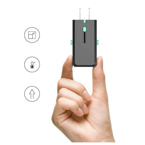 PA-TA06 Uniwersalny podróżny adapter sieciowy 1xUSB-C PowerDelivery + 1xUSB-A Quick Charge | pasuje w ponad 150 krajach-7900662