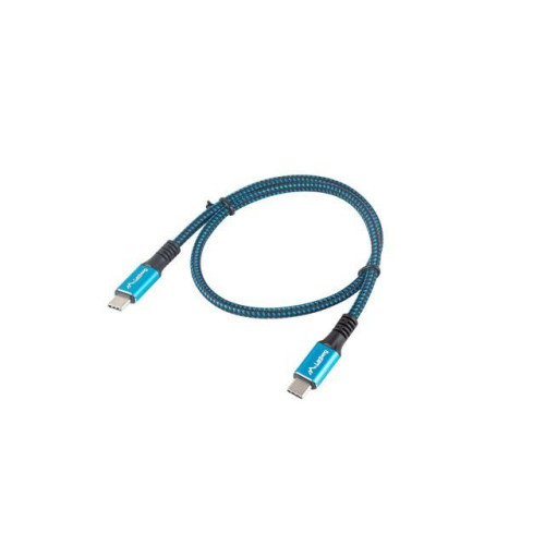 Kabel USB-C M/M USB4 0.5m 100W 8K 60HZ czarno-niebieski-7901617