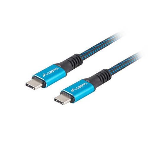 Kabel USB-C M/M USB4 1.2m 100W 8K 60HZ czarno-niebieski-7901620