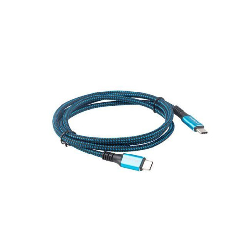 Kabel USB-C M/M USB4 1.2m 100W 8K 60HZ czarno-niebieski-7901624