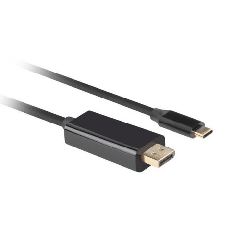 Kabel USB-C(M)->Displayport 1.8M 4K 60HZ czarny-7901634