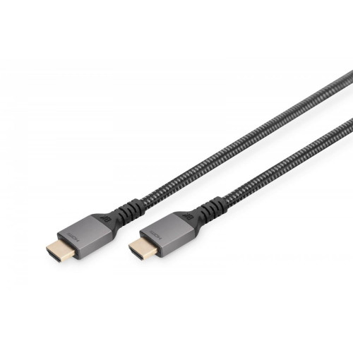 Kabel Premium połączeniowy HDMI 2.1 Ultra HighSpeed 8K60Hz UHD Typ HDMI A/A M/M 1m Czarny -7902600