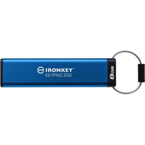 Pendrive 8GB IronKey Keypad 200 FIPS140-3 Lvl3 AES-256-7902684