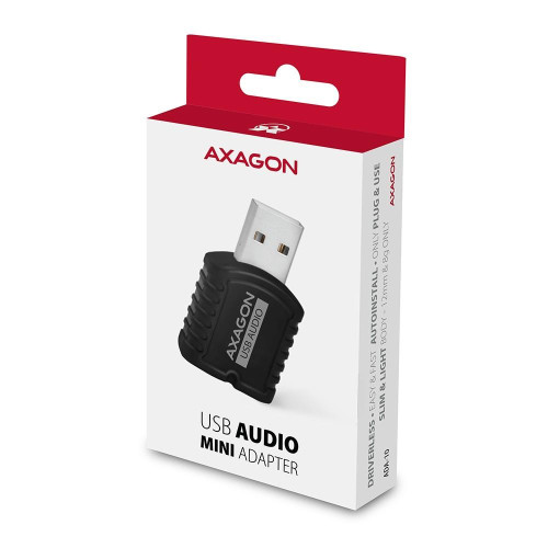 ADA-10 Zewnętrzna karta dzwiękowa MINI, USB 2.0, 48kHz/16-bit stereo, USB-A-7905151
