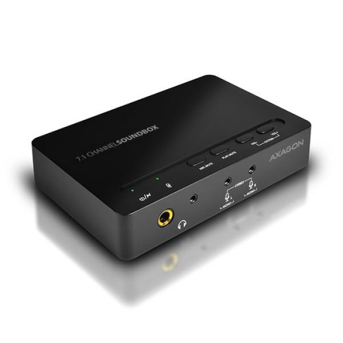 ADA-71 Zewnętrzna karta dzwiękowa, Soundbox USB real 7.1 audio adapter, SPDIF in/out-7905162