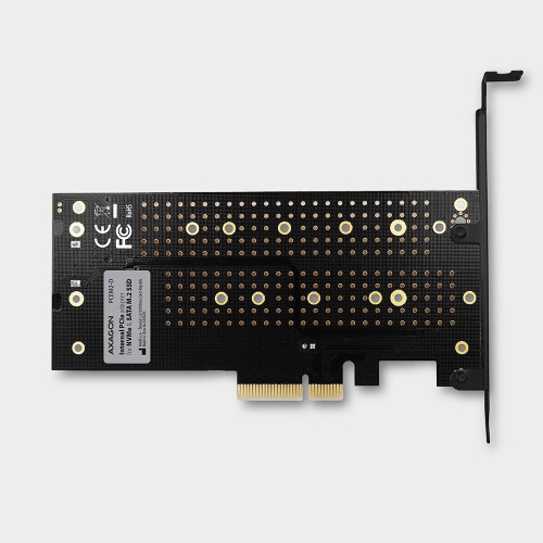 PCEM2-D Adapter wewnętrzny PCIe x4, 1x M.2 NVMe M-key + 1x SATA B-key slot, SP & LP-7905367