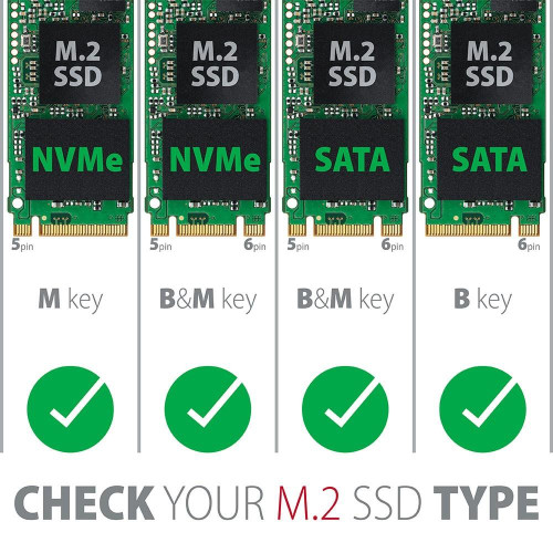 PCEM2-D Adapter wewnętrzny PCIe x4, 1x M.2 NVMe M-key + 1x SATA B-key slot, SP & LP-7905368