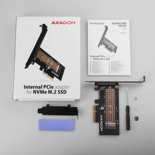 PCEM2-N Adapter wewnetrzny PCIe x4, 1x M.2 NVMe M-key slot, SP & LP-7905390