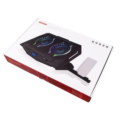 Podstawka chłodząca pod laptopa CF21 RGB SILENT FAN Czarna -7906077