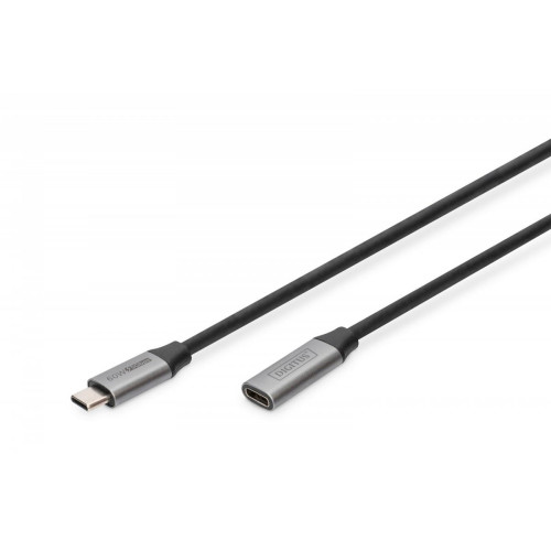 Kabel przedłużający USB 3.0 60W/5Gbps Typ USB C/USB C M/Ż 1m Czarny-7908937
