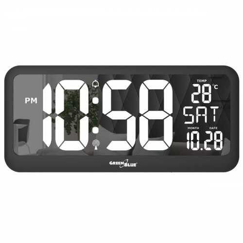 Zegar ścienny LCD z czujnikiem temperatury GB214 -7908967