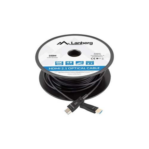 Kabel HDMI M/M v2.1 100M 8K czarny optyczny AOC -7909108