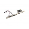 Karta PCI Express - COM 9Pin x4 + Śledzie Low Profile-7813023