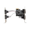 Karta PCI Express - COM 9Pin x4 + Śledzie Low Profile -791128