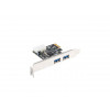 Karta PCI Express - USB 3.1 Gen.1 2 porty + Śledź niskoprofilowy-7813080