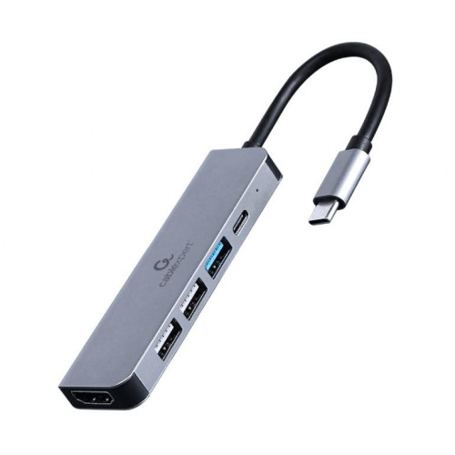 Adapter wieloportowy USB-C 5w1, PD, HDMI, USB 3.1, USB 2.0x2-7910227